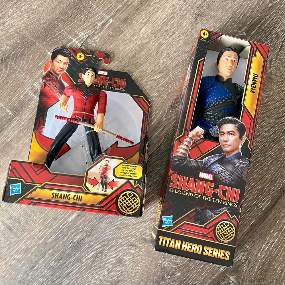 Shang-Chi and Wenwu Action Figure & Doll Bundle Set New!